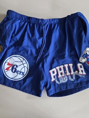 Pro Standard Royal Blue Philadelphia 76ers Shorts